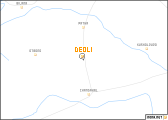 map of Deoli