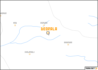 map of Deorāla