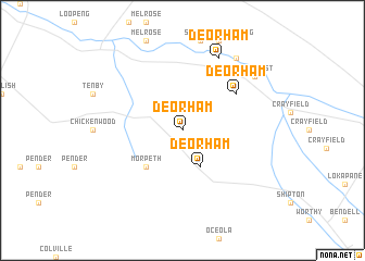 map of Deorham