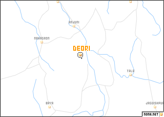 map of Deori