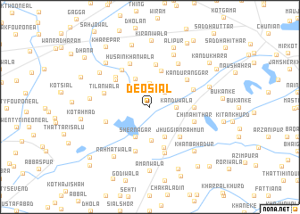 map of Deo Siāl