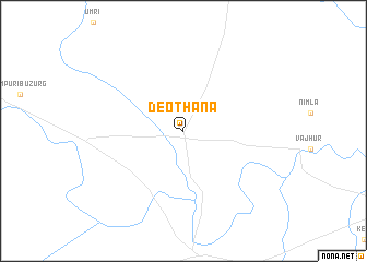 map of Deothāna