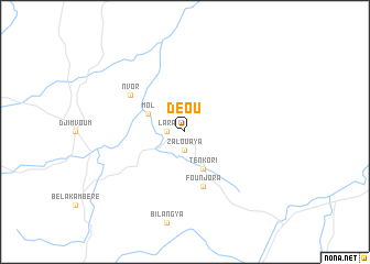 map of Deou