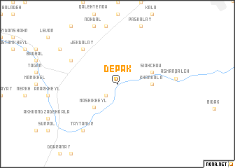 map of Depāk