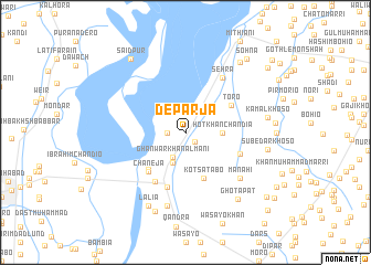 map of Depārja