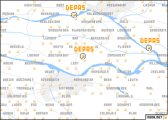 map of De Pas