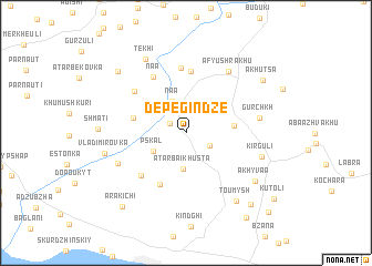 map of Depegindze