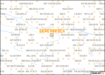 map of Depenbrock