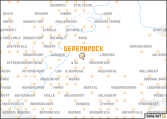 map of Depenbrock