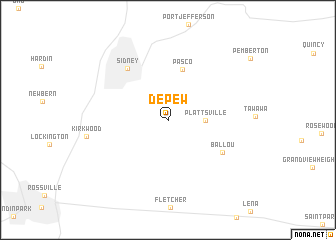 map of Depew