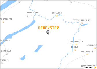 map of De Peyster
