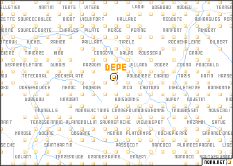 map of Depe