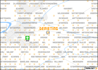 map of De Pieting