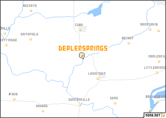 map of Depler Springs