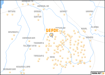 map of Depok