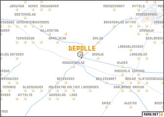 map of De Polle