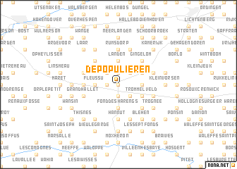 map of De Populieren