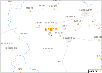 map of Depoy