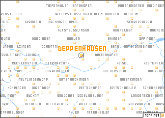 map of Deppenhausen