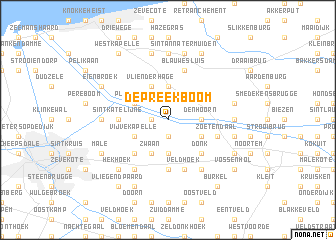 map of De Preekboom