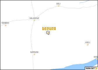 map of Depura