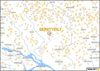 map of Deputy Kili