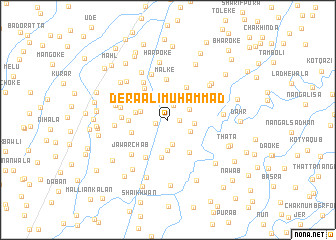 map of Dera Ali Muhammad