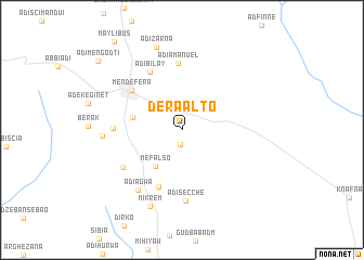 map of Deraʼālto