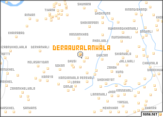 map of Dera Aurālānwāla