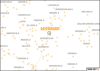 map of Dera Āwān