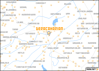 map of Dera Cahāriān