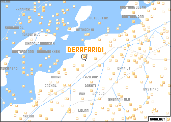 map of Dera Faridi