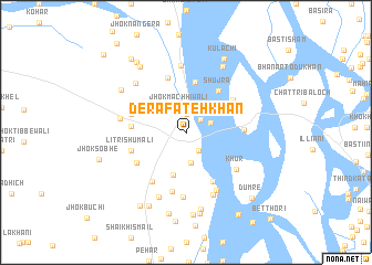 map of Dera Fateh Khān