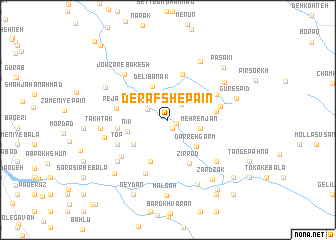 map of Derafsh-e Pā\