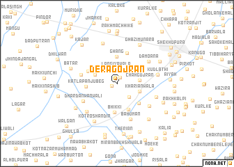 map of Dera Gojrān