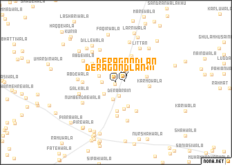 map of Dera Gondlān