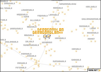 map of Dera Gondlān