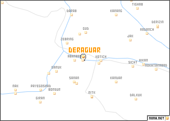map of Derāgūār