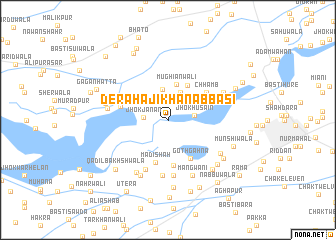 map of Dera Hāji Khān Abbāsi