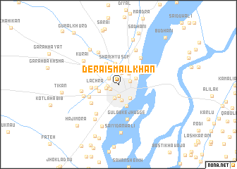 map of Dera Ismāīl Khān