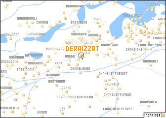 map of Dera Izzat