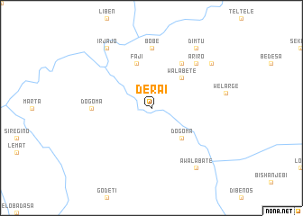 map of Derai