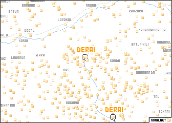 map of Derai