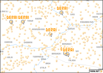 map of Derai