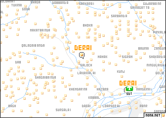 map of Derai