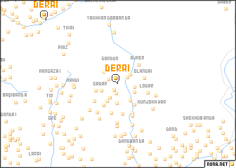 map of Derai