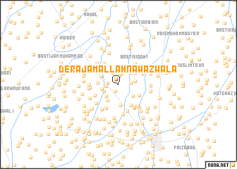 map of Dera Jām Allāh Nawāzwāla