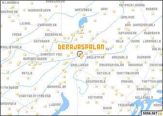 map of Dera Jaspālan