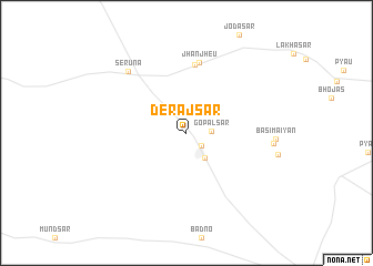 map of Derājsar