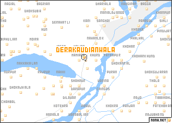 map of Dera Kaudiānwāla